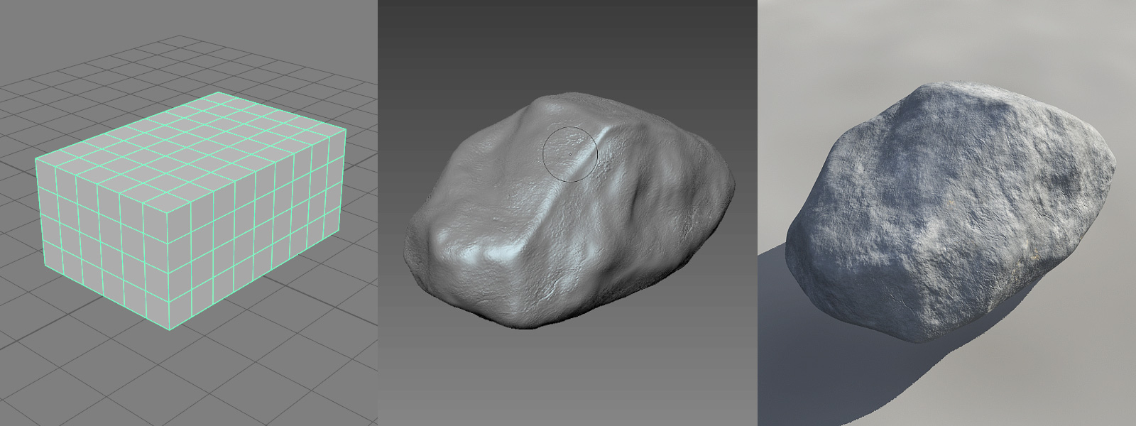 Modeling a rock