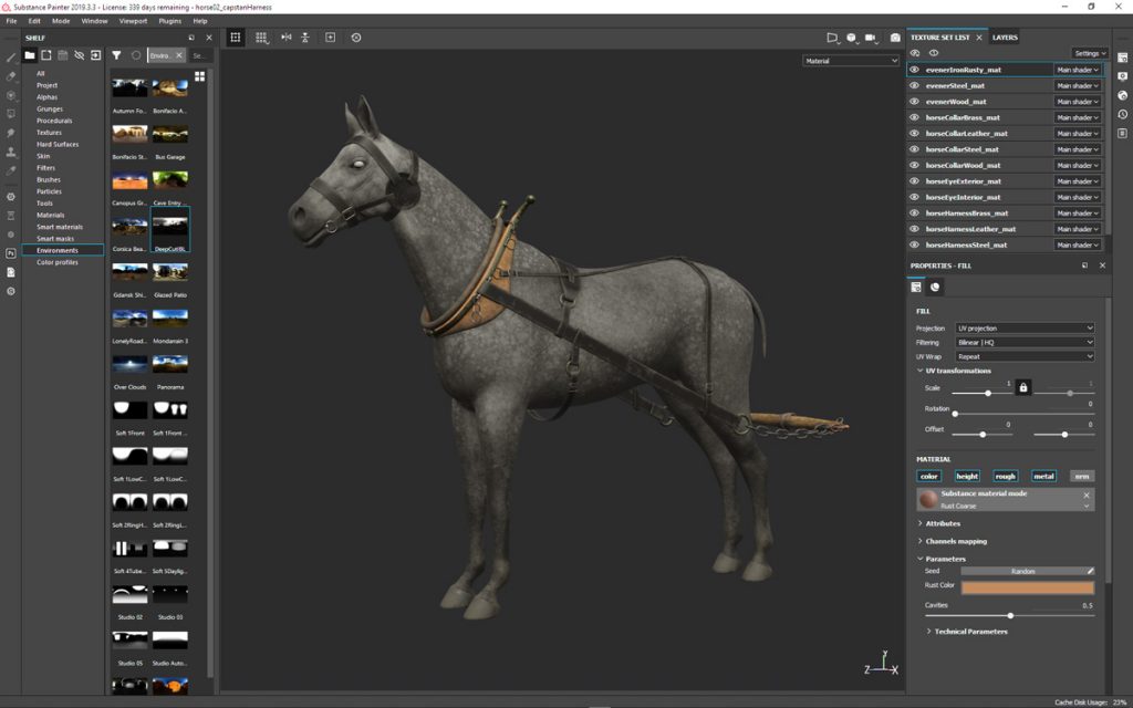 Horse Model Shading