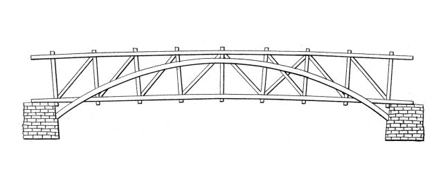 Burr Arch Truss Patent Drawing