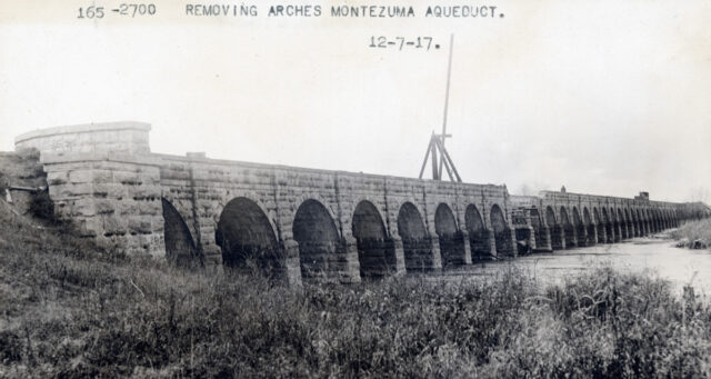 Richmond Aqueduct dismantled