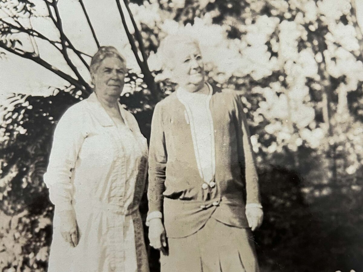 Maude Motley with Armenia Sprague Kingston